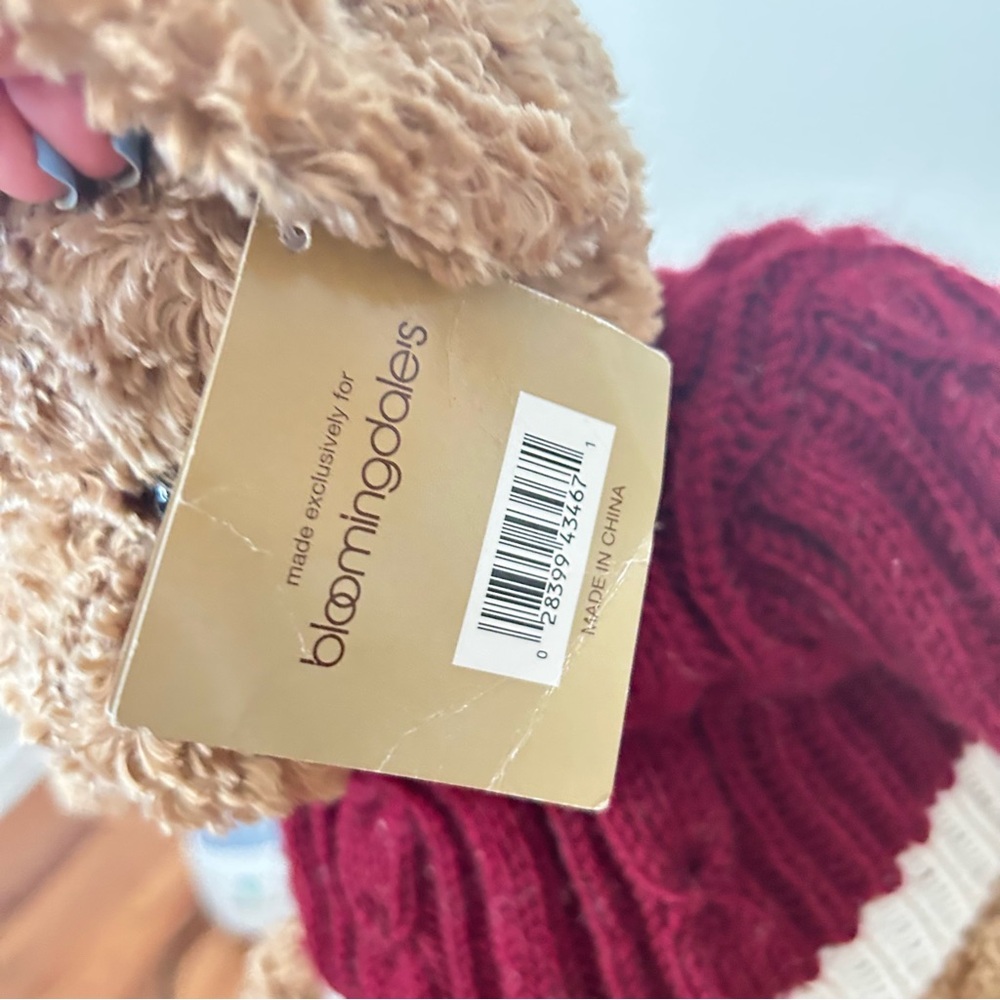 Vintage GUND Bloomingdale’s Little Brown Bear 2003 Teddy Stuffed Animal - Picture 4 of 7